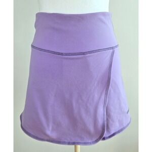 One Tooth Pastel Purple Skirt Skort Highrise Vancouver Made Sz‎ S Yoga Y2K